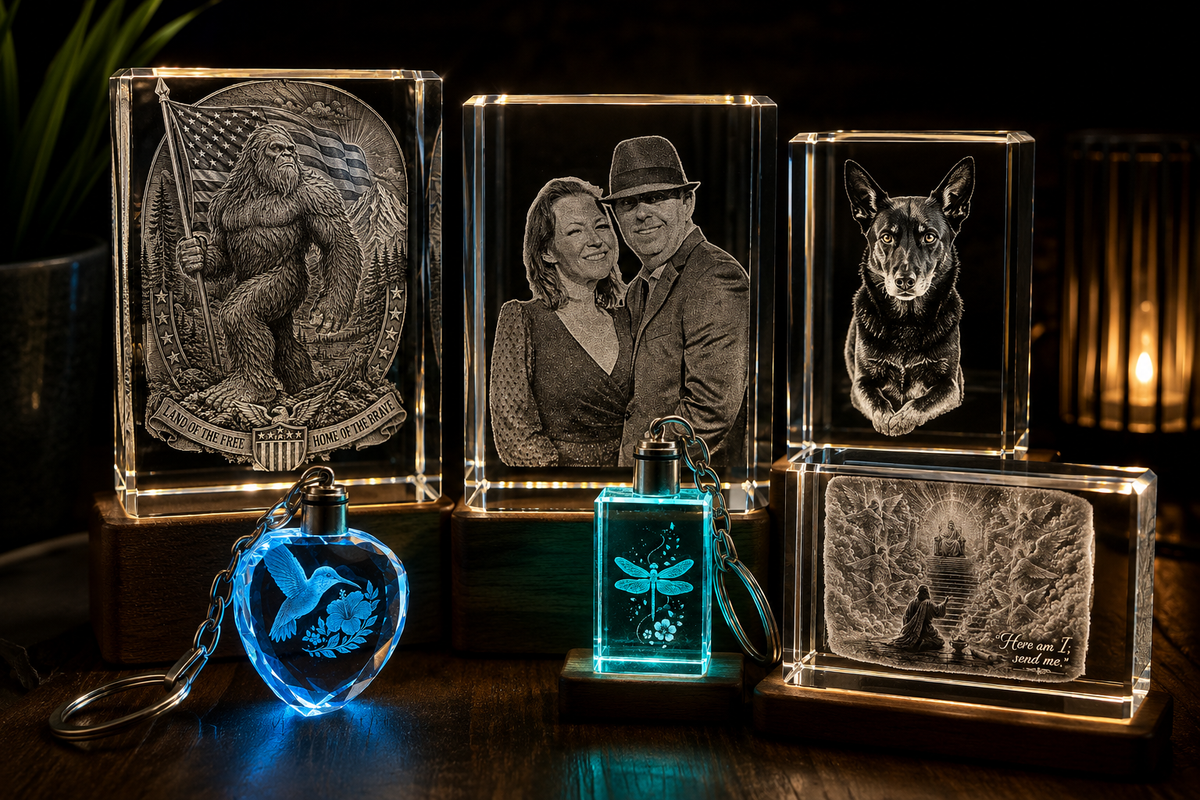 3D Crystal Keepsakes