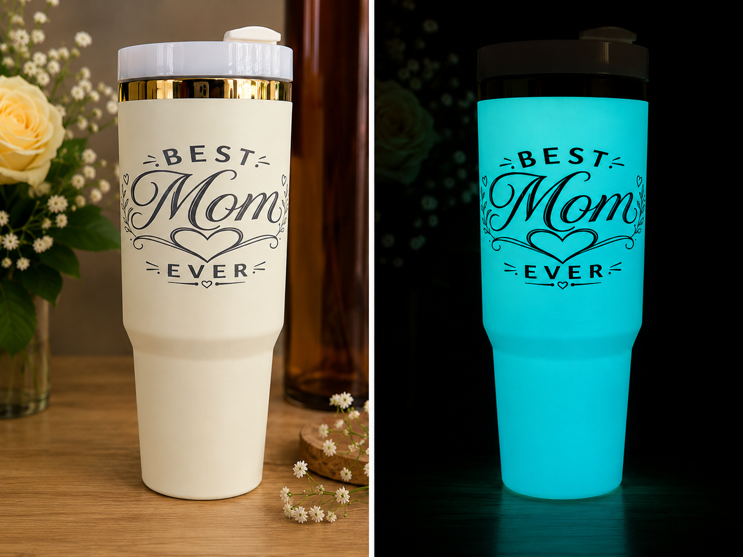 Best Mom Ever Glow-in-the-Dark Tumbler