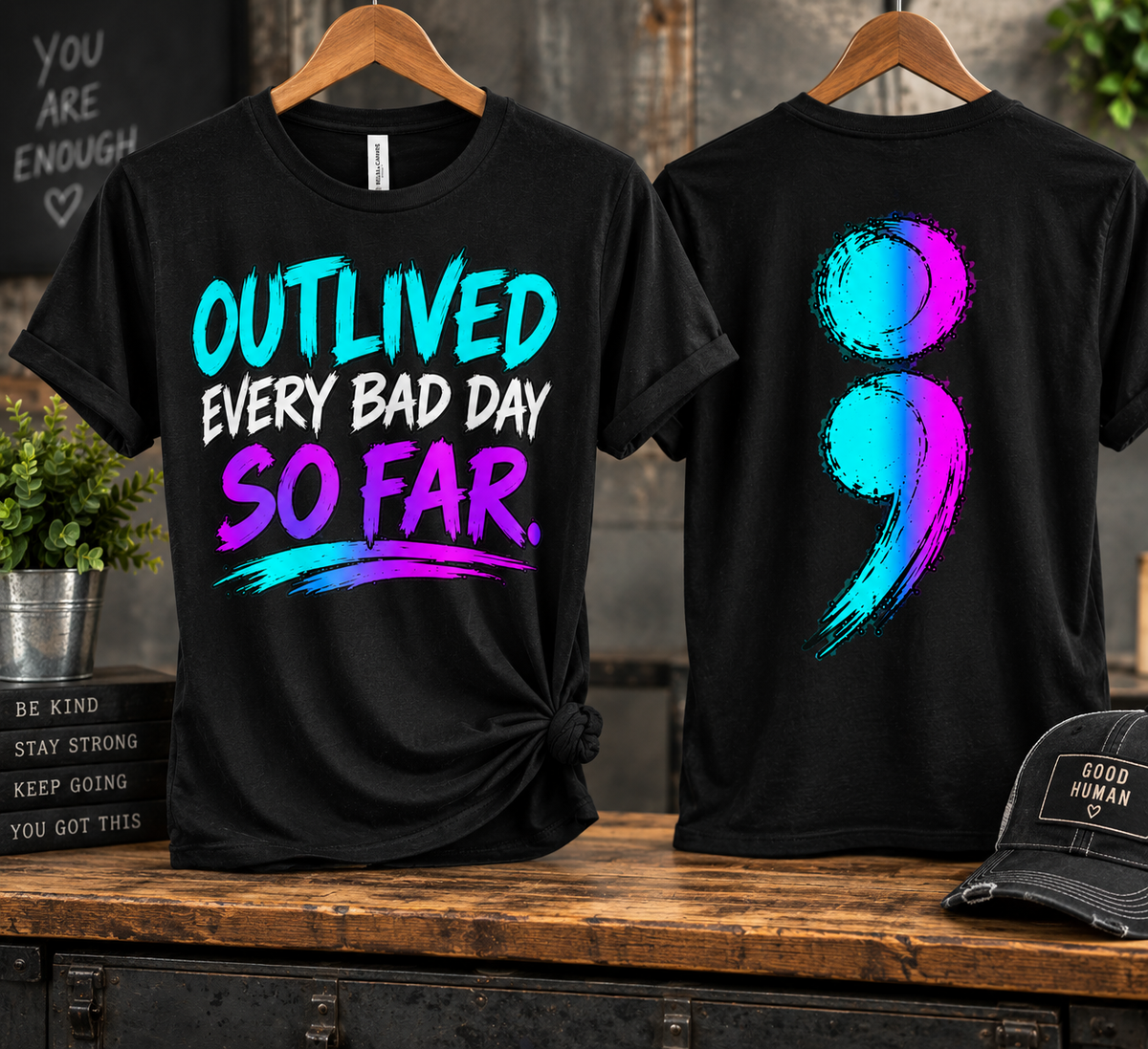 Outlived | Every Bad Day So Far Soft Touch T-Shirt