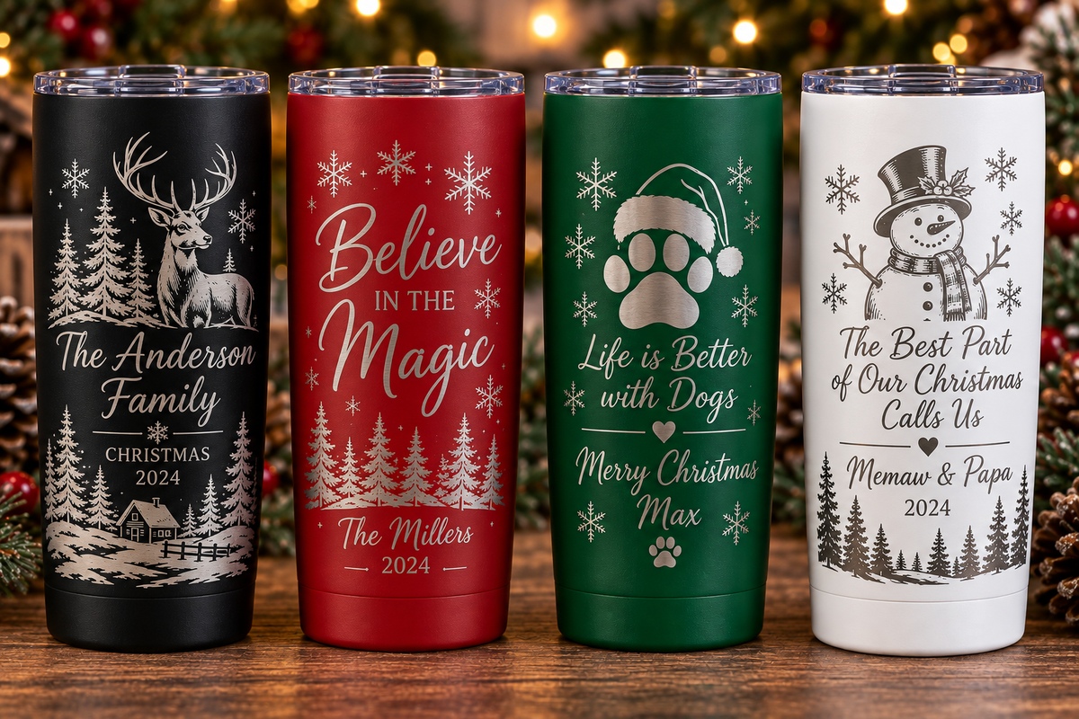 Personalized Christmas 20 oz Classic Tumbler