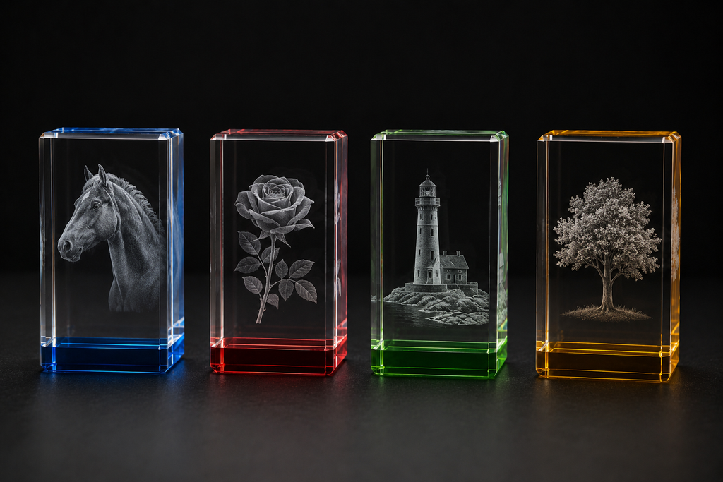 Color Accent Crystal Keepsake