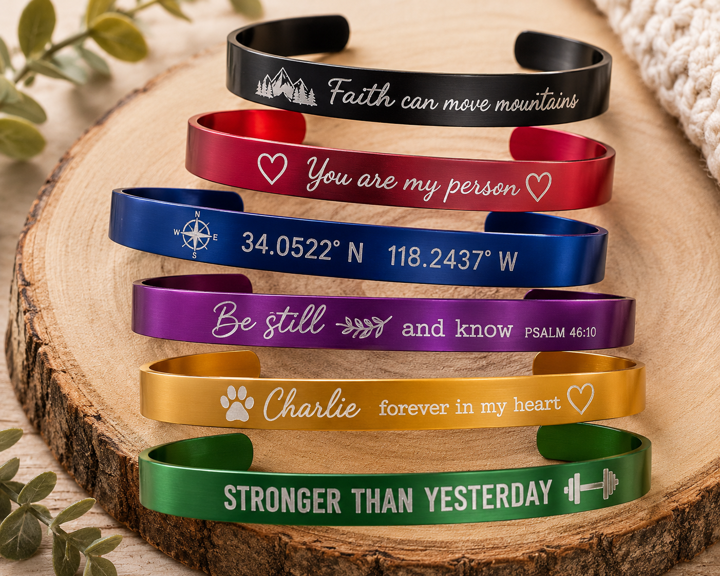 Message Cuff Bracelet