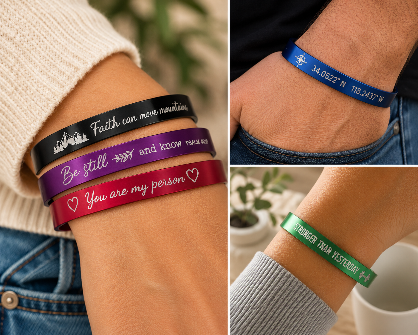 Message Cuff Bracelet