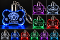 Custom Crystal Bone LED Keychain