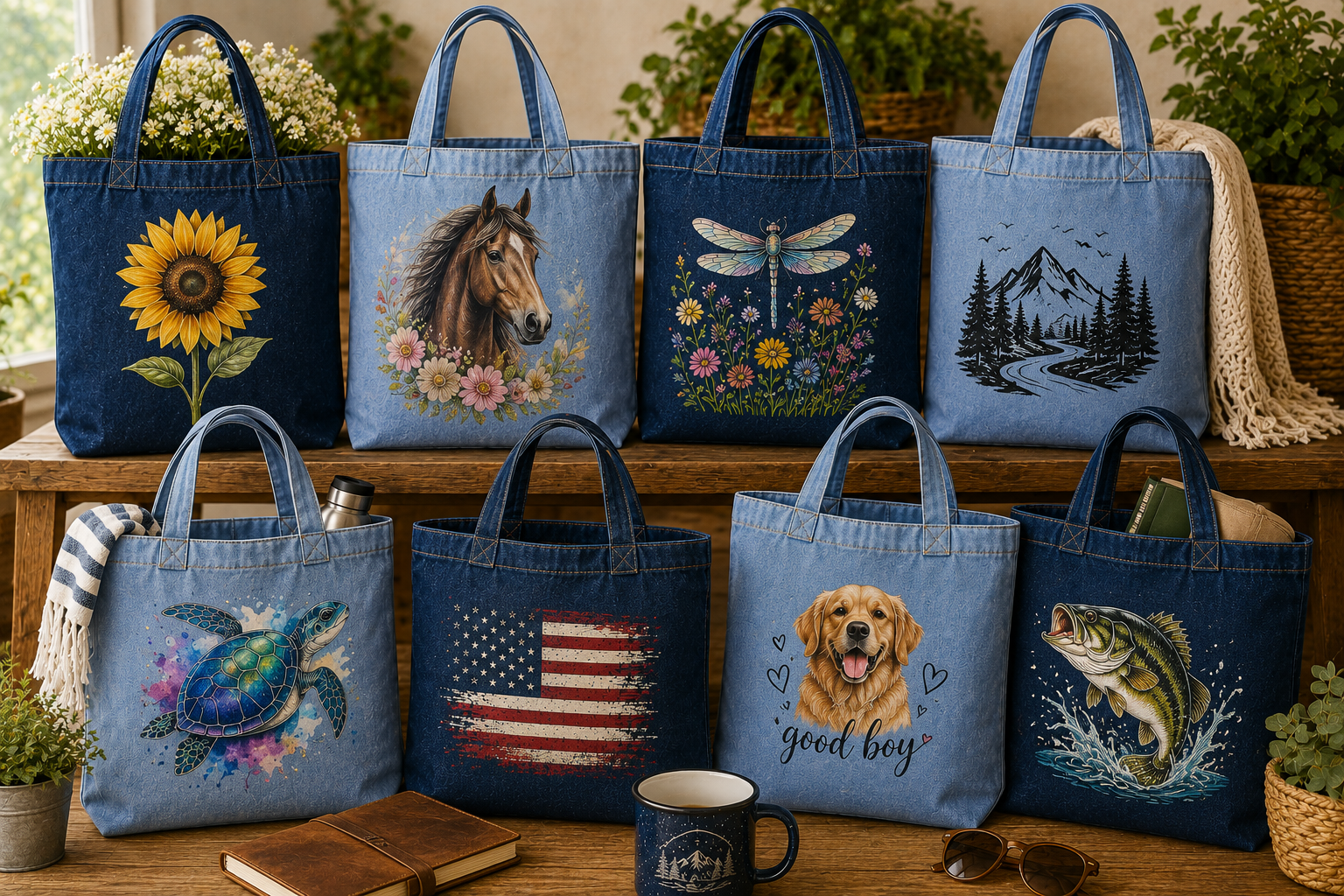 Denim Tote