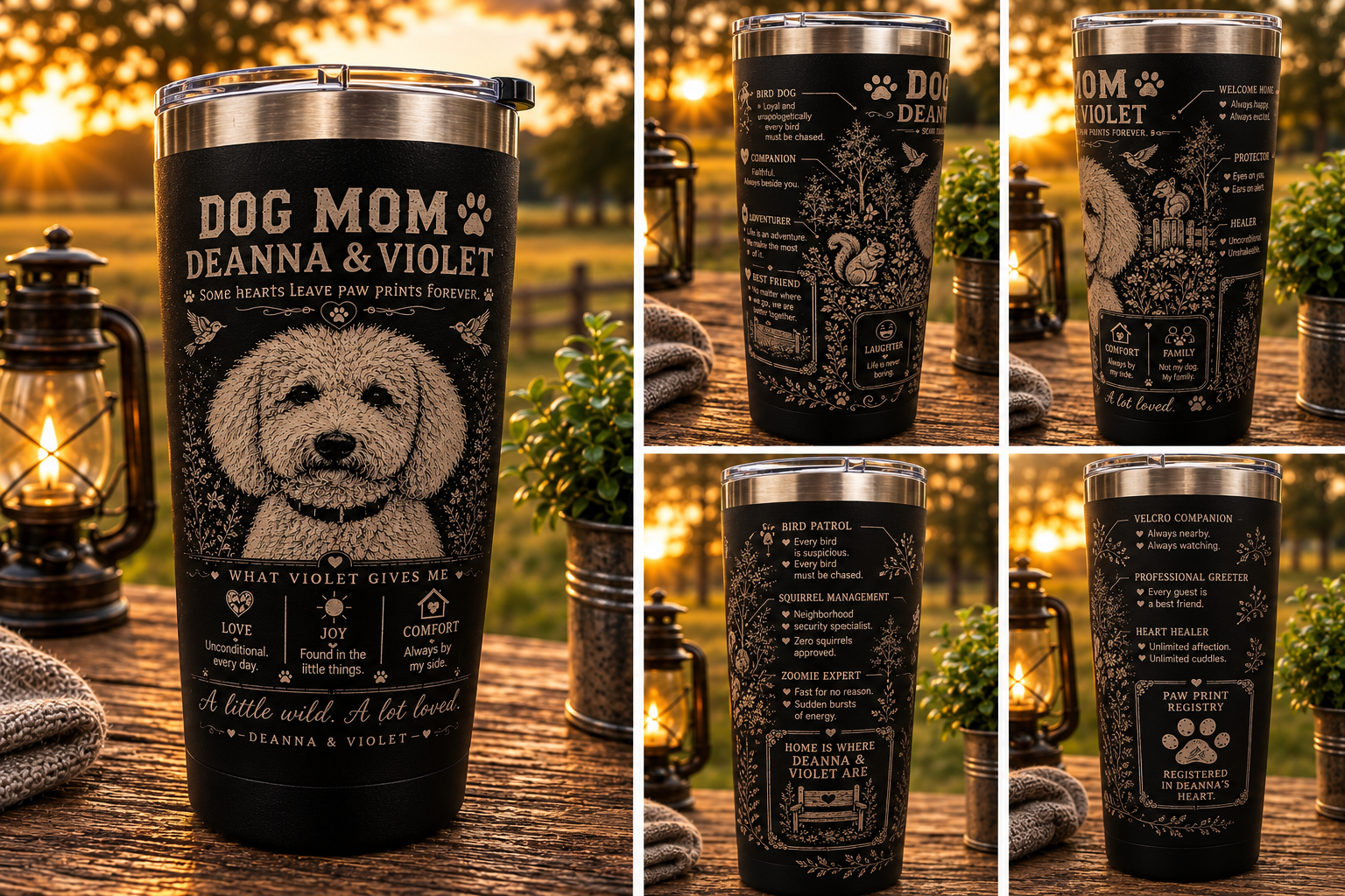 Dog Mom Story Tumbler
