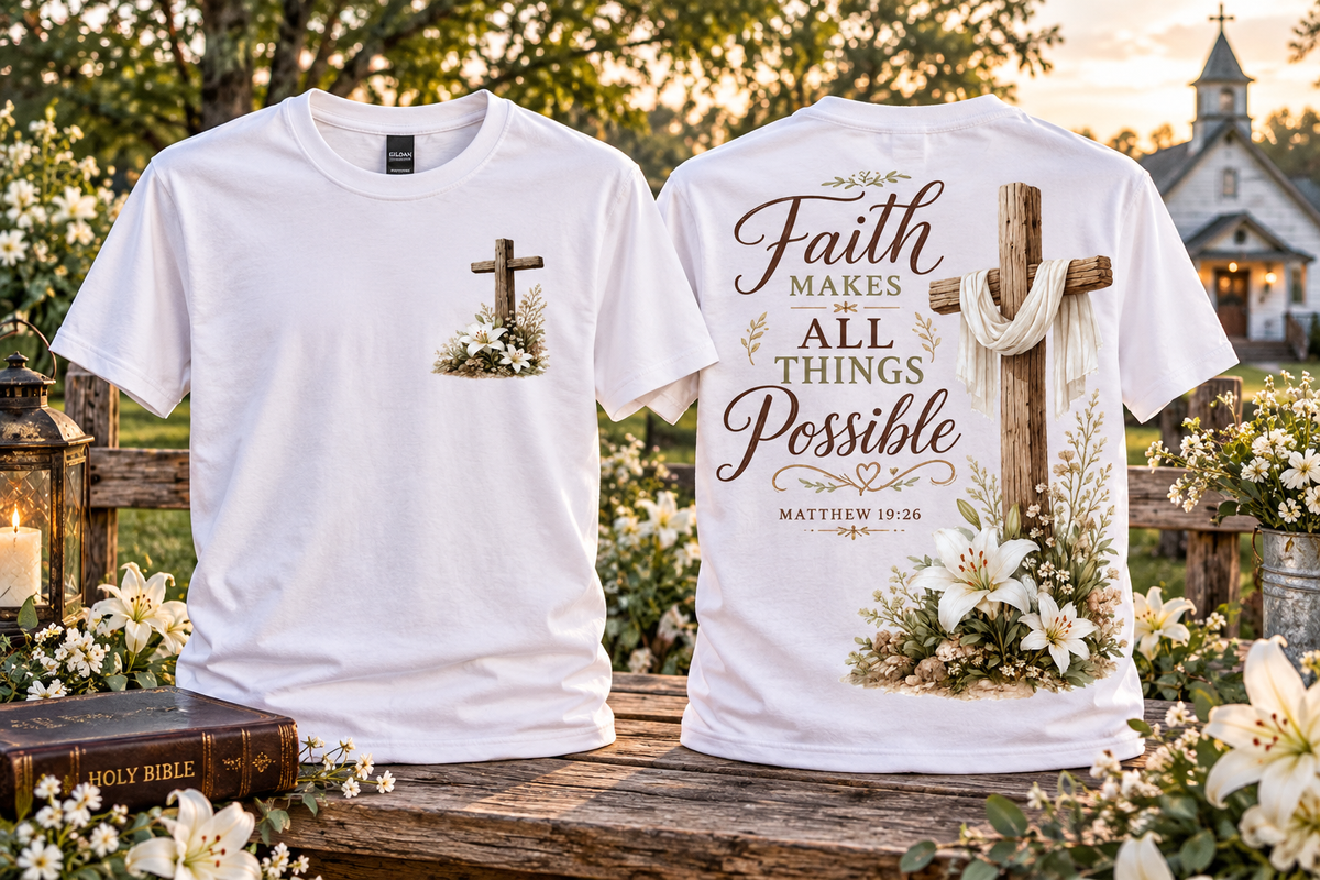 Faith Makes All Things Possible T-Shirt