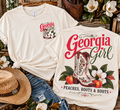 Georgia Girl Peaches, Boots & Roots T-Shirt