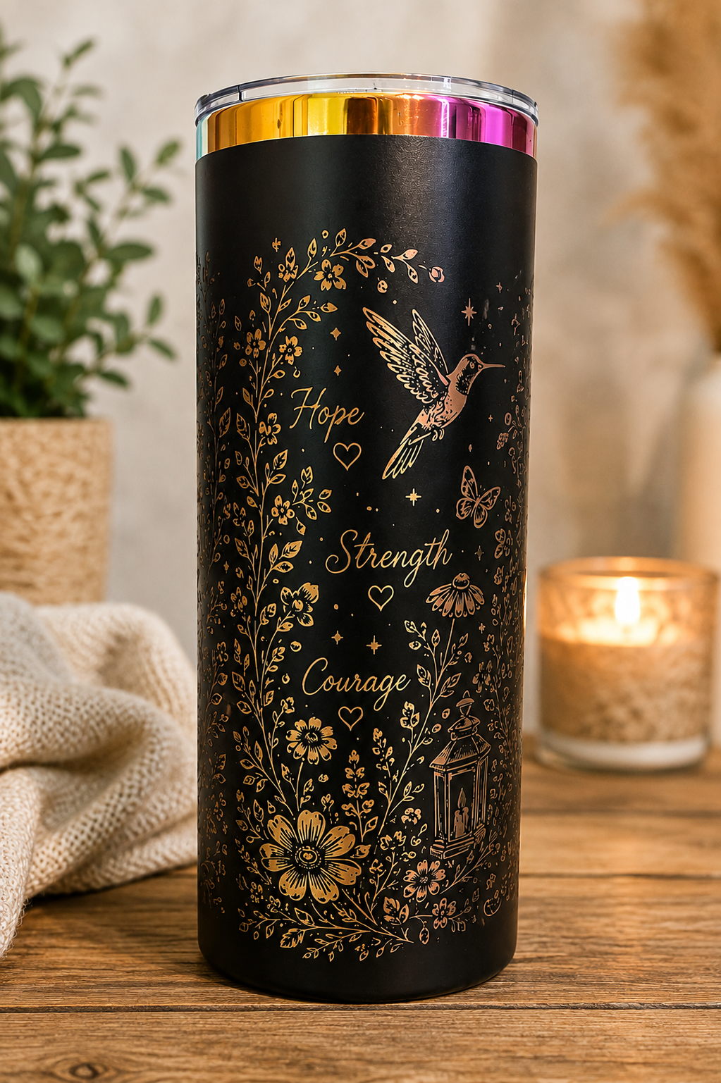 Hope • Strength • Courage Tumbler