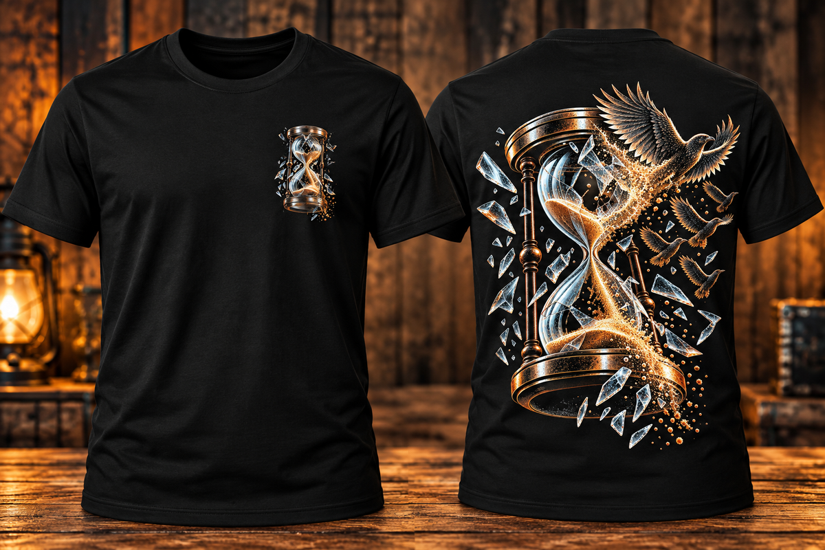 Breaking Time Hourglass T-Shirt