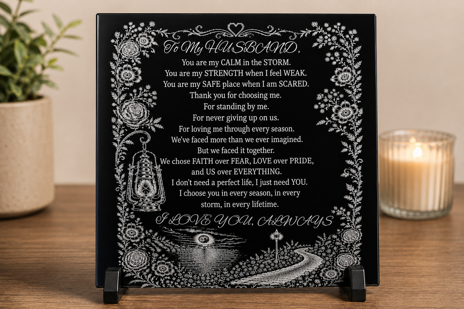 I Love You, Always - Engraved Keepsake