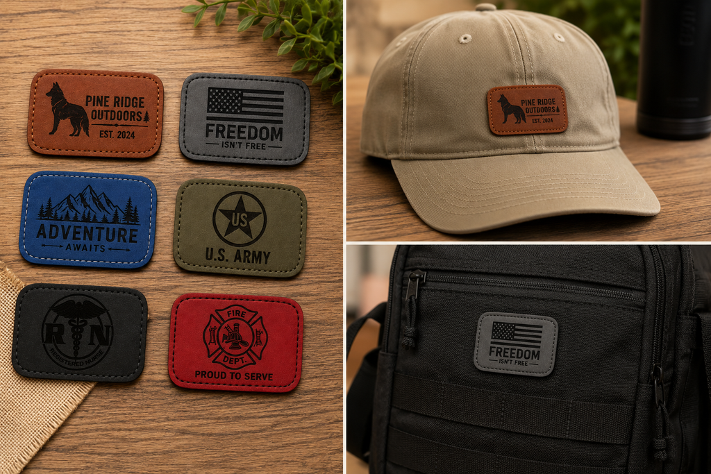 Leatherette Hat & Gear Patches