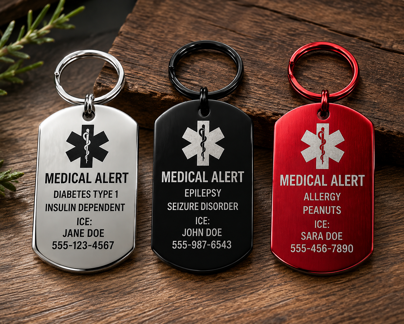Medical Alert ID Tag