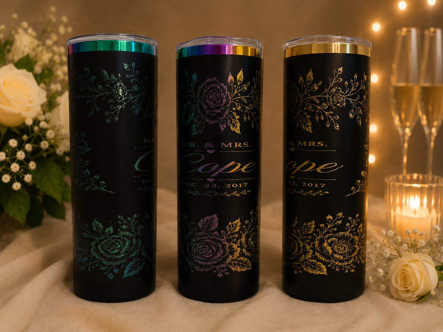 Mr. & Mrs. Anniversary Tumbler