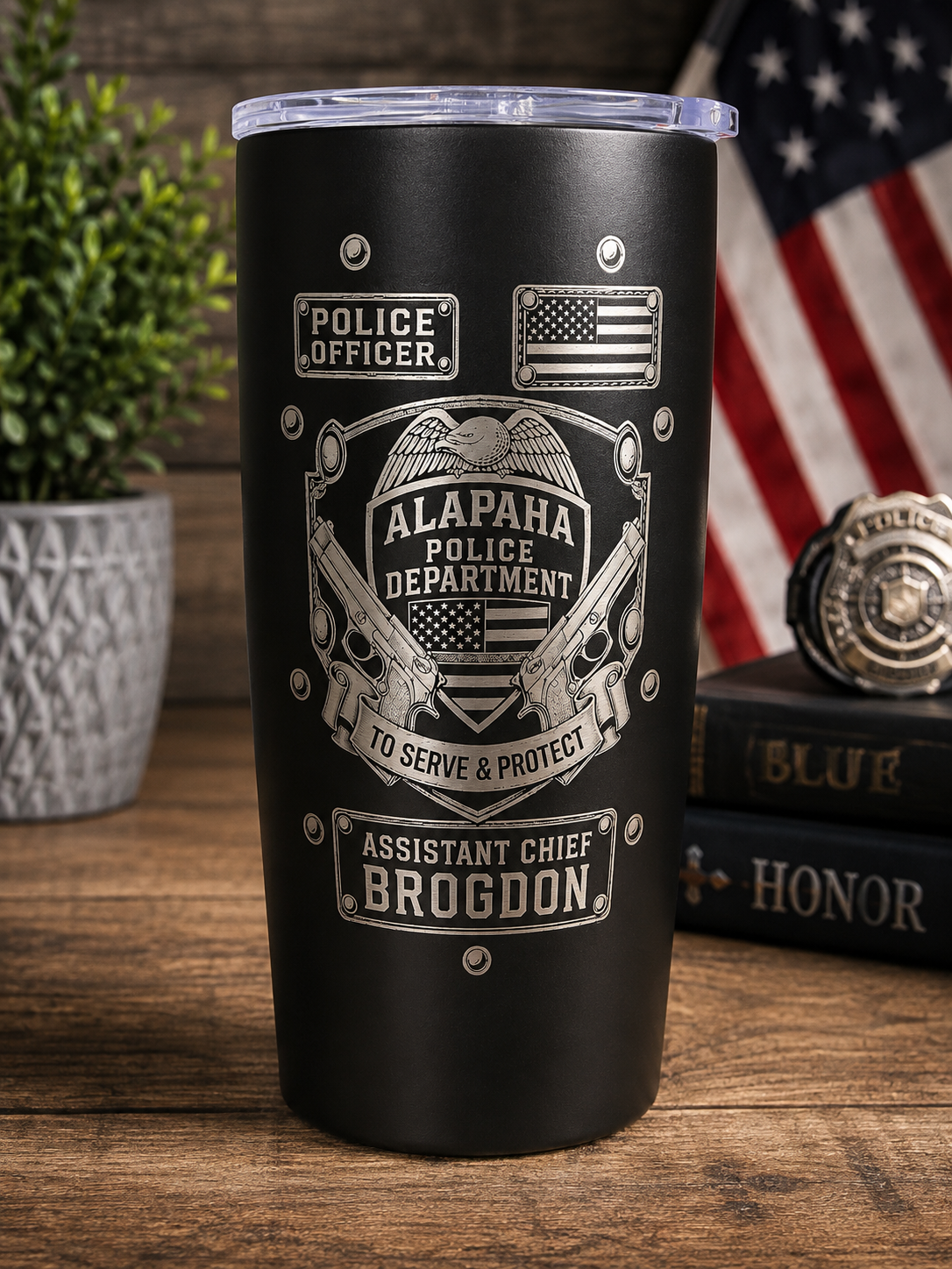 Police Officer Recognition Tumbler
