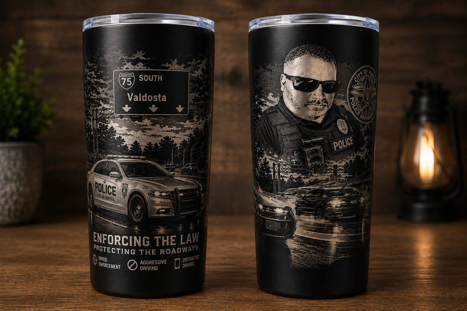 Police Officer Story Tumbler