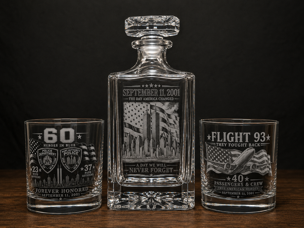 September 11 Memorial Decanter Set