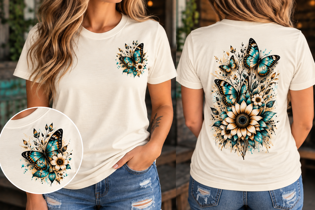 Wild & Free Butterfly T-Shirt