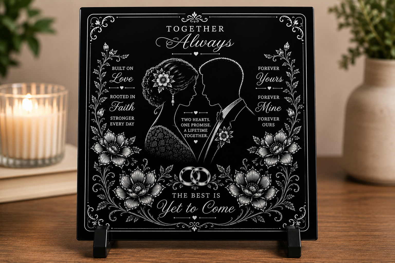 The Best is Yet to Come - Engraved Keepsake