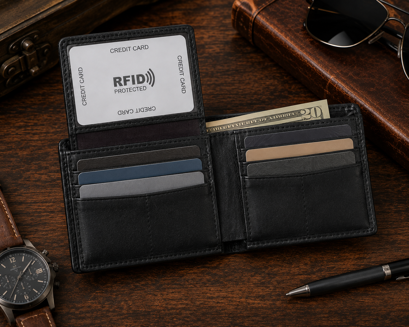 RFID Bifold Wallet